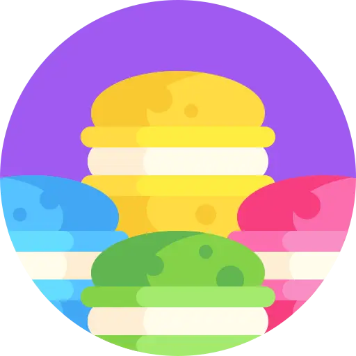 Rainbow Food Fan